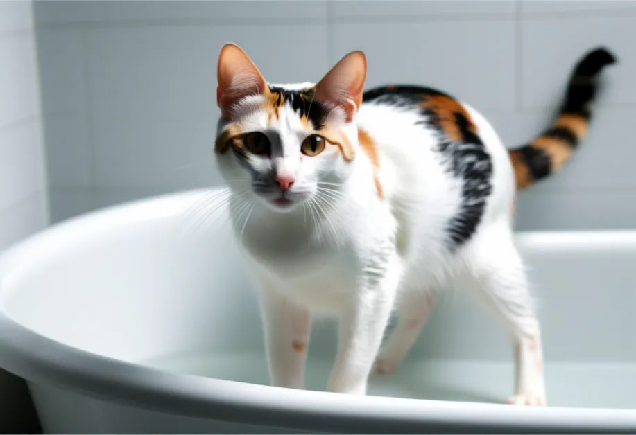 ขั้นตอนอาบน้ำแมวเบอร์แมน - ภาพแสดงวิธีการอาบน้ำแมวเบอร์แมนด้วยผลิตภัณฑ์อ่อนโยน เหมาะสำหรับแมวที่มีผิวแพ้ง่ายและขนยาว