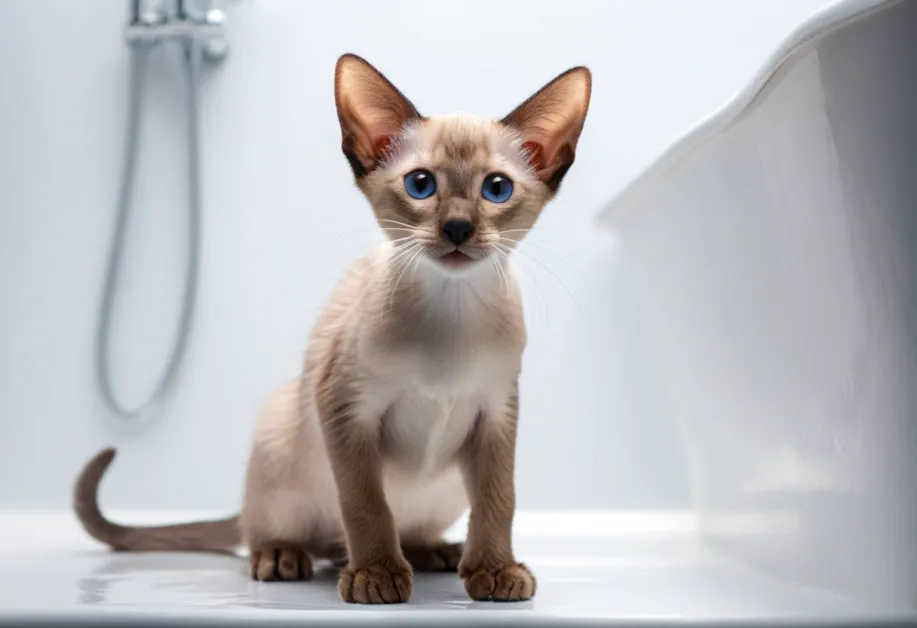 ขั้นตอนการล้างตัวแมวด้วยน้ำอุ่น - แชมพูสำหรับแมวที่ช่วยลดอาการคันและบำรุงผิวหนังอย่างล้ำลึก