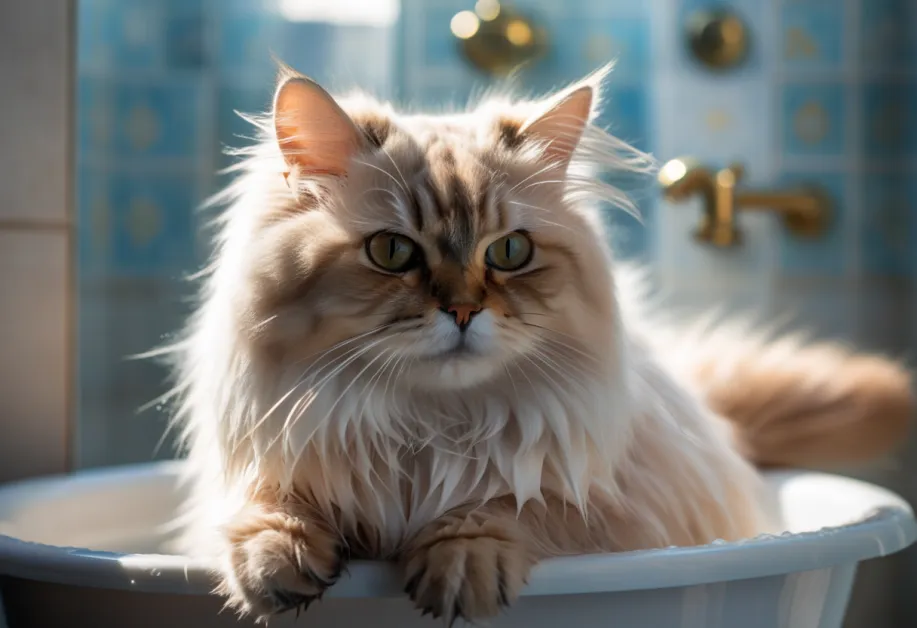 แชมพูธรรมชาติสำหรับแมวที่แพ้ง่าย - ตัวเลือกยอดเยี่ยมสำหรับการดูแลขนและผิวหนังแมวให้เงางามและสุขภาพดี