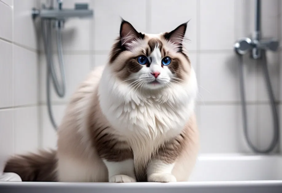 ภาพของสบู่และแชมพูสำหรับแมวแบบออร์แกนิก - ผลิตภัณฑ์ที่เหมาะสำหรับการดูแลผิวหนังแมวอย่างอ่อนโยนและปลอดภัย พร้อมป้องกันการระคายเคือง