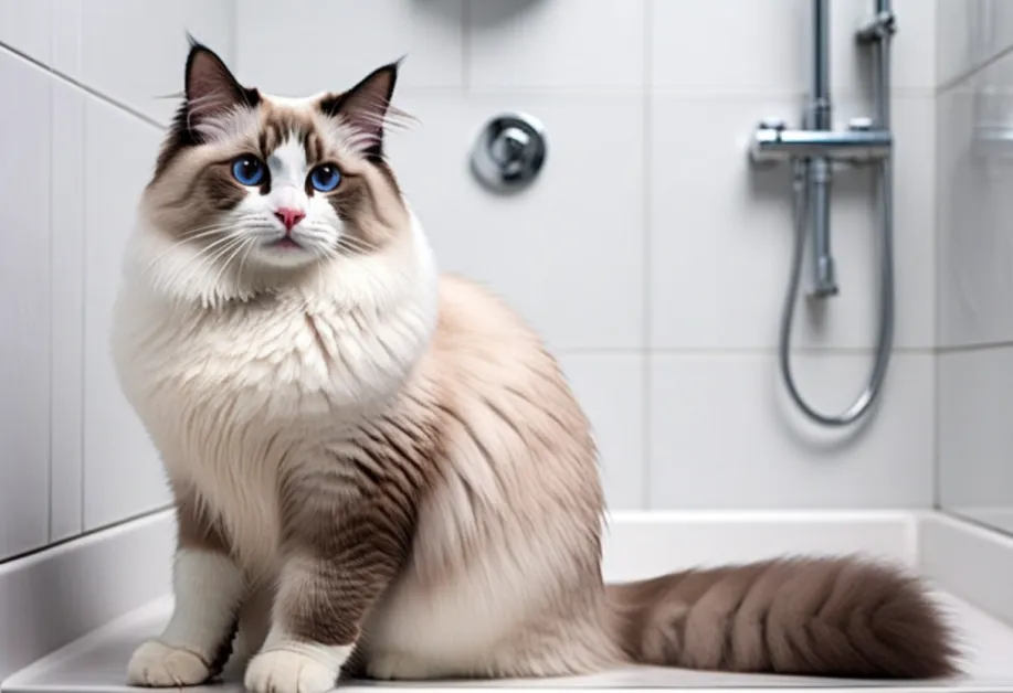 แมวผ่อนคลายในอ่างน้ำระหว่างการอาบน้ำ วิธีการดูแลแมวให้สะอาดและสุขภาพดี