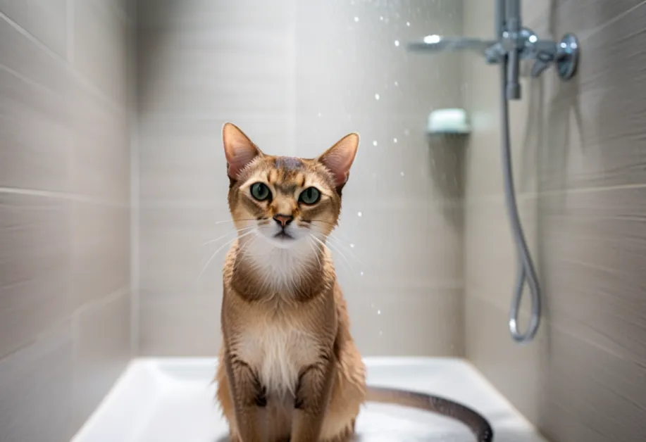 แมวนอนพักผ่อนในพื้นที่ที่ปลอดภัย สื่อถึงความสำคัญของการดูแลผิวหนังแมวและการสร้างความสะอาดให้เหมาะสม