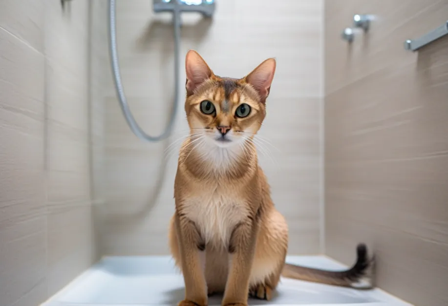 แมวสีเทากับฟองสบู่ในอ่างอาบน้ำ - ความสุขของแมวสีเทาที่ถูกล้อมรอบด้วยฟองสบู่ในอ่างอาบน้ำ สร้างแรงบันดาลใจให้เจ้าของแมวในการเลือกแชมพูที่เหมาะสม