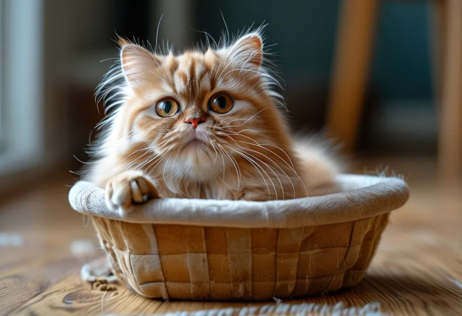 ภาพประกอบการฝึกแมว: แมวกำลังใช้ชักโครกในห้องน้ำที่จัดเตรียมไว้ แสดงถึงความสำเร็จในกระบวนการฝึกฝนที่ช่วยให้แมวสามารถใช้ชักโครกได้อย่างมั่นใจ