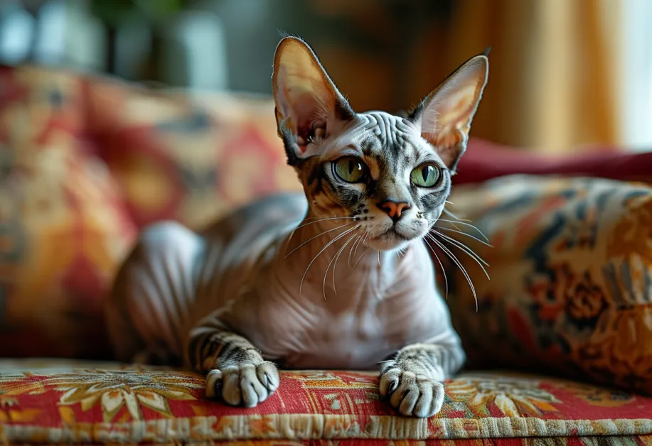 ภาพประกอบการฝึกแมว: แมวกำลังสำรวจถ้วยฝึกบนโถสุขภัณฑ์ แสดงถึงความสนใจและความคุ้นเคยที่เริ่มพัฒนาในกระบวนการฝึกการใช้ชักโครก