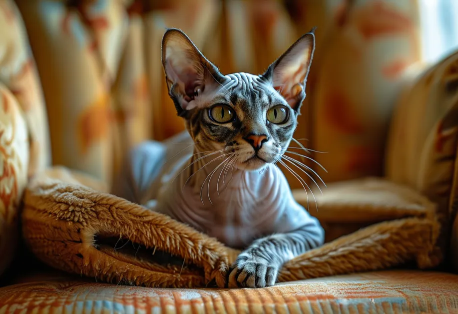 ภาพประกอบการฝึกแมว: แมวนั่งอยู่บนโถสุขภัณฑ์ในระหว่างกระบวนการฝึกฝน แสดงถึงความก้าวหน้าในการปรับตัวของแมวที่เรียนรู้การใช้ห้องน้ำด้วยความมั่นใจ