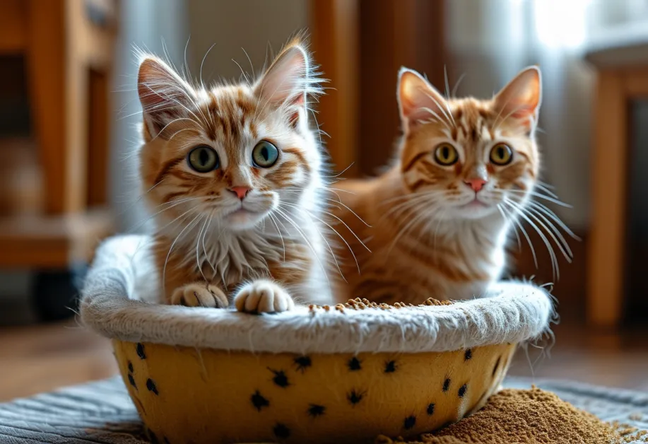 ภาพประกอบการฝึกพฤติกรรมแมว: แมวกำลังปรับตัวกับที่ฝึกในห้องน้ำ สะท้อนการเปลี่ยนแปลงในกระบวนการฝึกใช้ห้องน้ำ เพื่อให้แมวรู้สึกมั่นใจและปลอดภัย