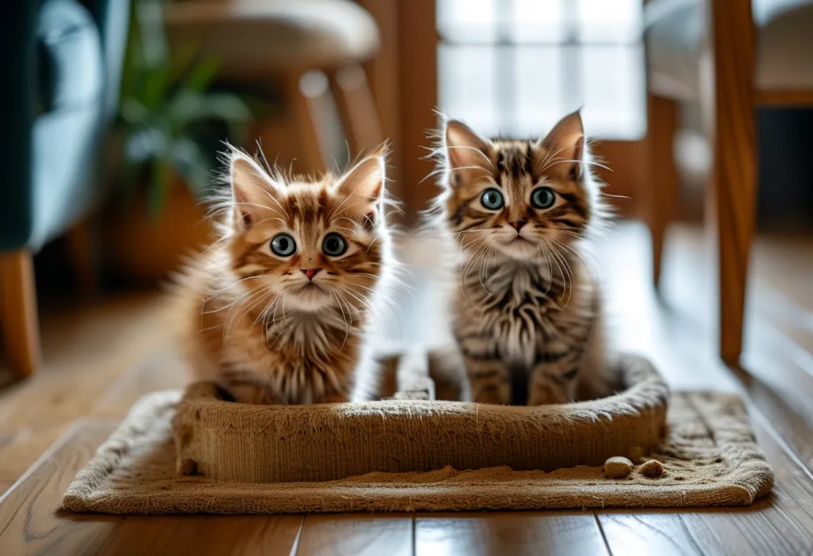 ภาพประกอบการฝึกพฤติกรรมแมว: แมวกำลังสำรวจพื้นที่ใหม่ใกล้กับโถสุขภัณฑ์ เป็นจุดสำคัญในกระบวนการฝึกการใช้ห้องน้ำ เพื่อช่วยให้แมวคุ้นเคยและรู้สึกสบายใจ