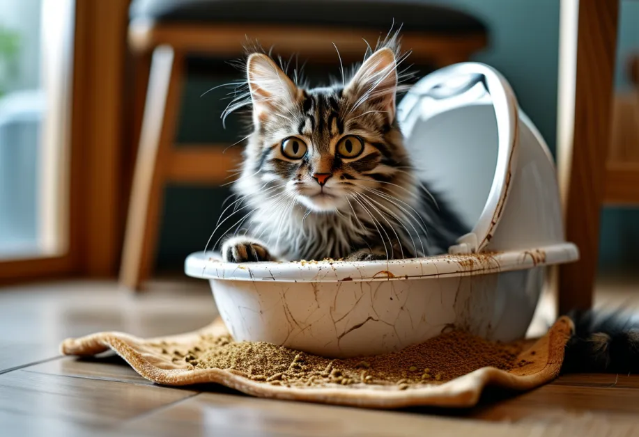 ลูกแมวกำลังเรียนรู้การเล่นของเล่น เสริมพัฒนาการและความสัมพันธ์ที่ดีระหว่างเจ้าของและลูกแมวอย่างสนุกสนาน