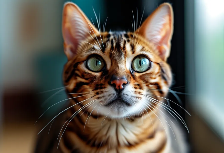 แมวกำลังกระโดดไล่จับของเล่นอย่างตื่นเต้น - เทคนิคการเล่นที่ใช้ของเล่นแบบโต้ตอบช่วยเพิ่มความกระตือรือร้นและลดความเบื่อหน่ายในแมว