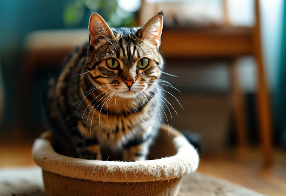 แมวฝึกใช้ที่นั่งฝึกสำหรับห้องน้ำ ด้วยการเสริมแรงบวกและบรรยากาศที่ผ่อนคลาย ช่วยให้การฝึกประสบความสำเร็จ