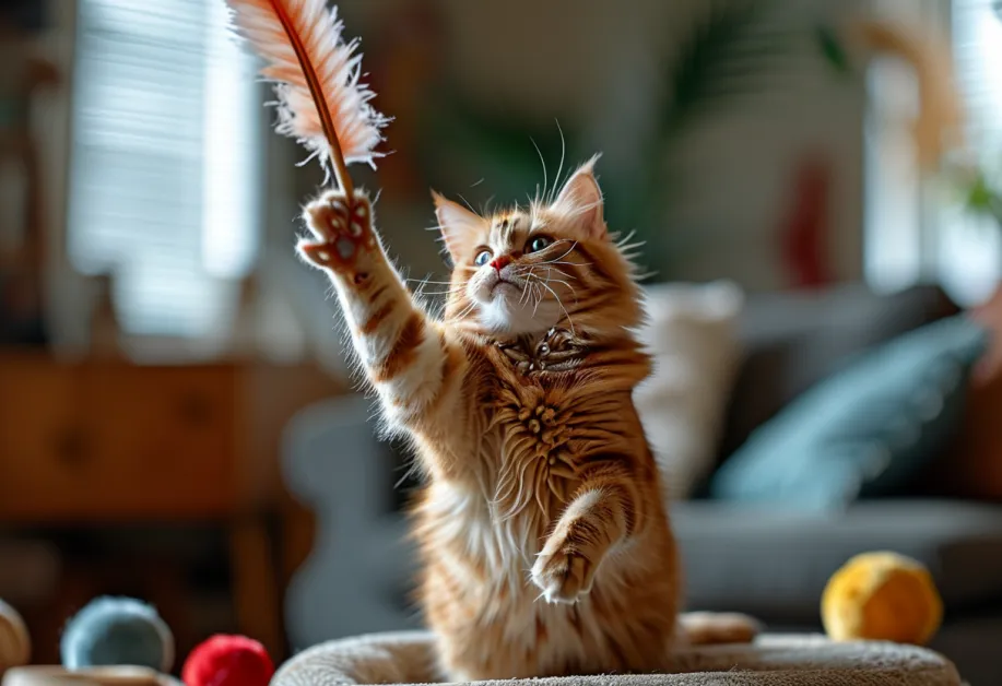 ของเล่น DIY จากวัสดุธรรมชาติ - ปลอดภัยและสร้างความสุขให้กับแมวในราคาประหยัด