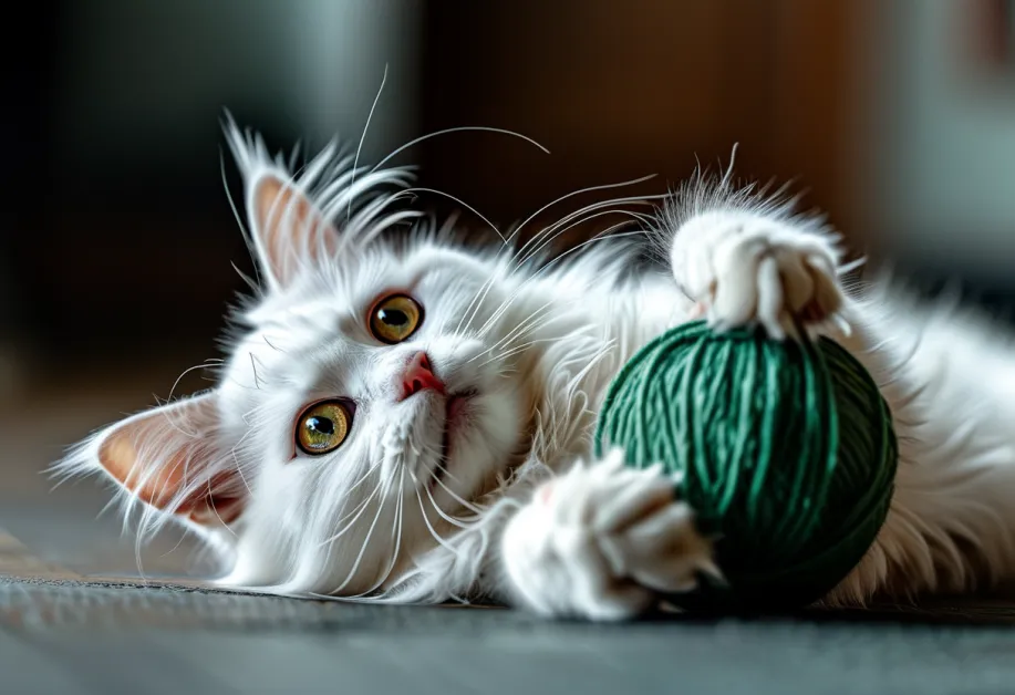 ตุ๊กตาของเล่นนุ่มนวล เสริมความอบอุ่นและความสบายให้กับแมวสูงวัยหรือแมวขี้อาย