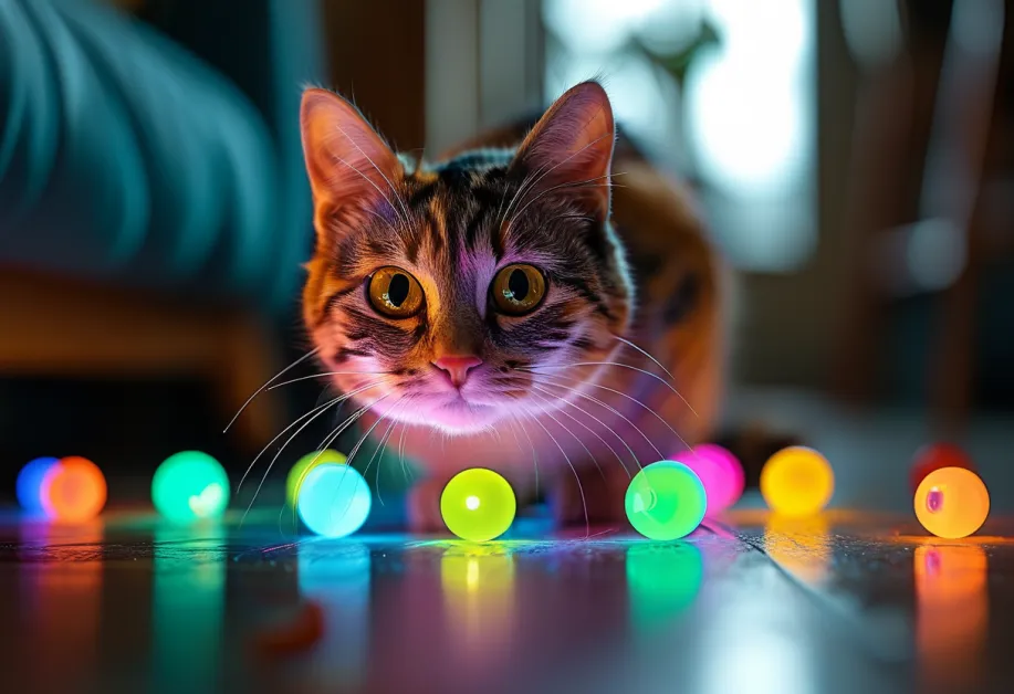 ลูกบอลนุ่มสำหรับแมว ขนาดเล็กปลอดภัย ช่วยเพิ่มความสนุกและกระตุ้นการเล่นในพื้นที่จำกัด