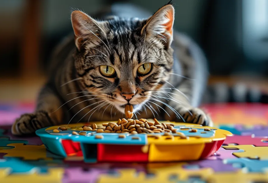 เครื่องจ่ายอาหารแมวแบบของเล่น - ของเล่นที่ช่วยให้แมวสนุกไปพร้อมกับการได้รับขนมและเสริมสร้างพัฒนาการ