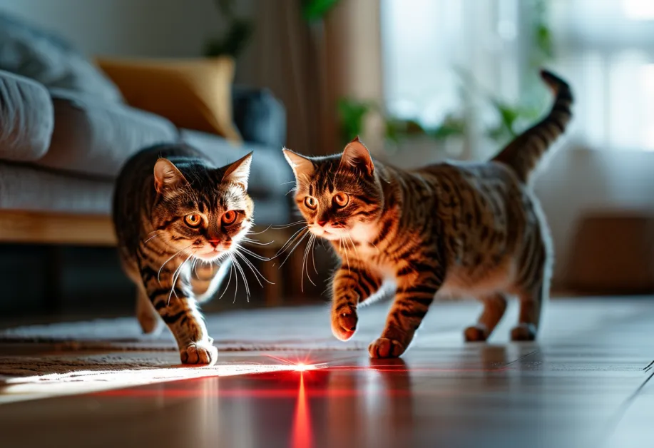 เลเซอร์พอยเตอร์สำหรับแมว - ช่วยกระตุ้นการเคลื่อนไหวและสร้างพฤติกรรมล่าที่ดี