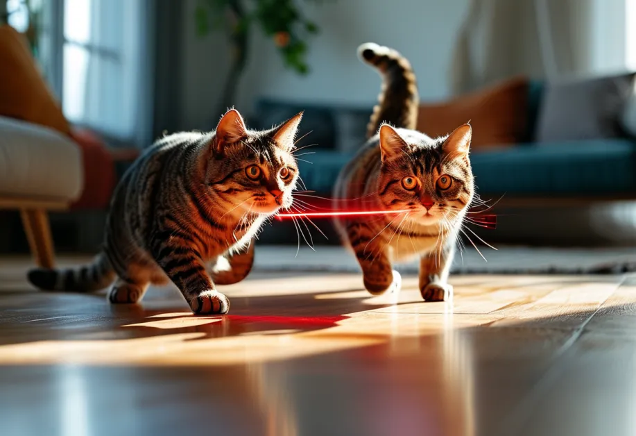 เลเซอร์พอยเตอร์สำหรับแมว - ช่วยกระตุ้นการเคลื่อนไหวและสร้างพฤติกรรมล่าที่ดี