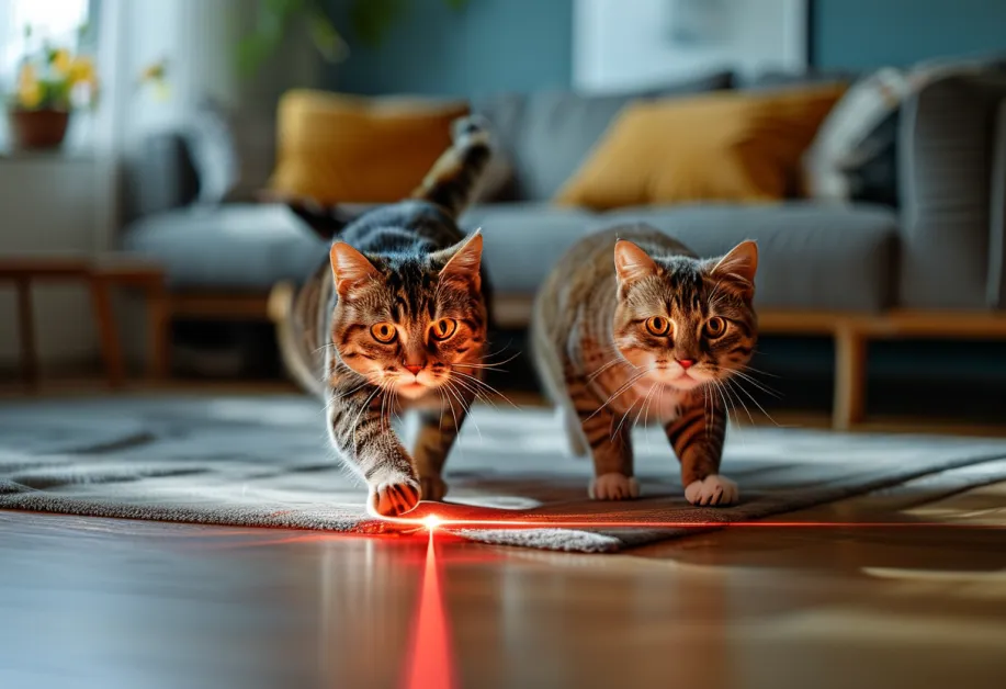 เลเซอร์พอยเตอร์สำหรับแมว - ช่วยกระตุ้นการเคลื่อนไหวและสร้างพฤติกรรมล่าที่ดี