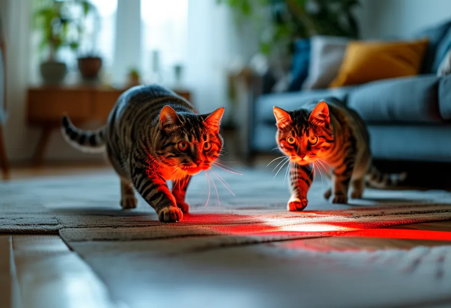 เลเซอร์พอยเตอร์สำหรับแมว - ช่วยกระตุ้นการเคลื่อนไหวและสร้างพฤติกรรมล่าที่ดี