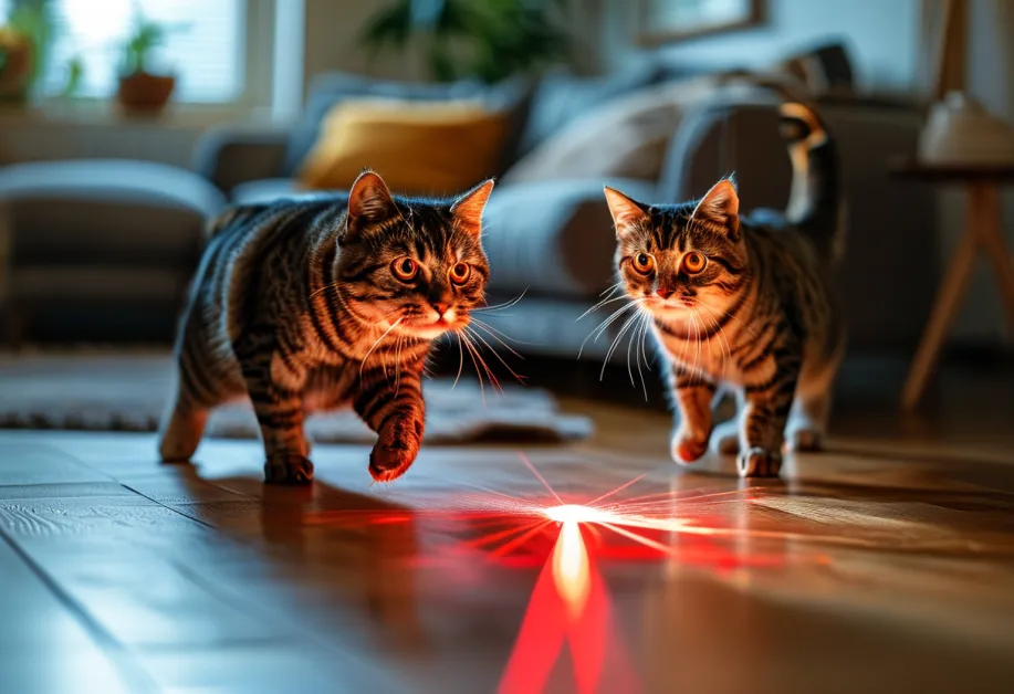เลเซอร์พอยเตอร์สำหรับแมว - ช่วยกระตุ้นการเคลื่อนไหวและสร้างพฤติกรรมล่าที่ดี