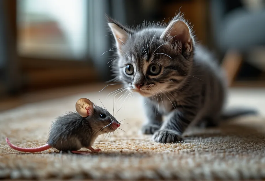 ตุ๊กตาแมวนุ่มนิ่ม - เหมาะสำหรับการกอดและเล่นอย่างปลอดภัยสำหรับแมวทุกวัย