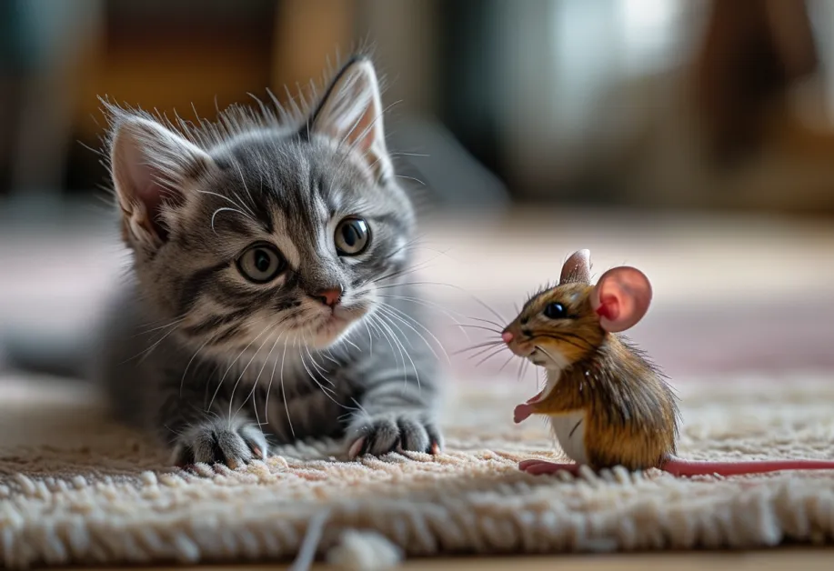 ตุ๊กตาของเล่นแมวนุ่มนิ่ม - ออกแบบเพื่อความสบายในการกอดและข่วน