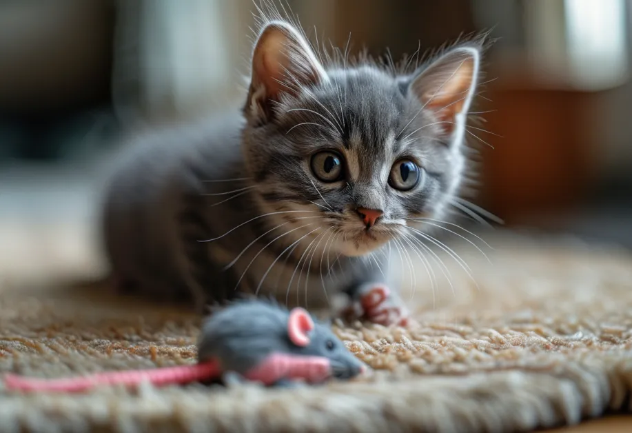 ตุ๊กตาของเล่นแมวเนื้อนุ่ม พัฒนาสำหรับการกอดและผ่อนคลาย เหมาะสำหรับแมวทุกวัย