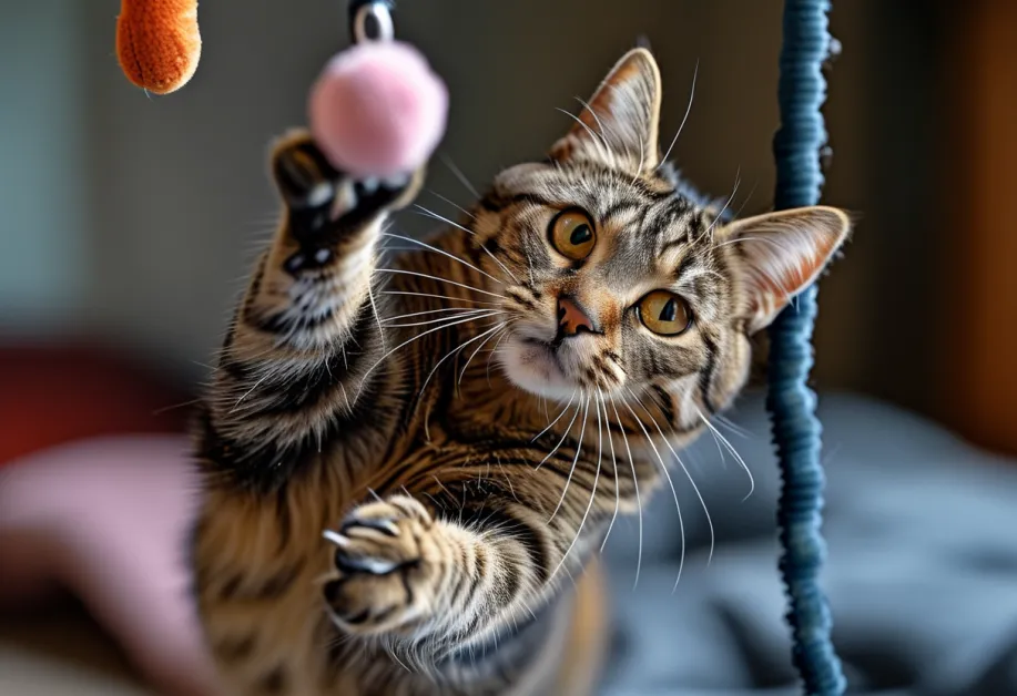 ของเล่นแบบเชือกนุ่มนิ่ม - เพิ่มความสนุกและช่วยขัดฟันแมวในเวลาเดียวกัน