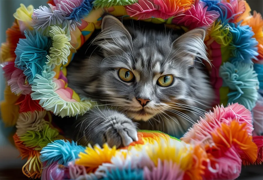 ของเล่นปริศนาแมวสุดท้าทาย - กระตุ้นสมองและพัฒนาความฉลาดของแมว