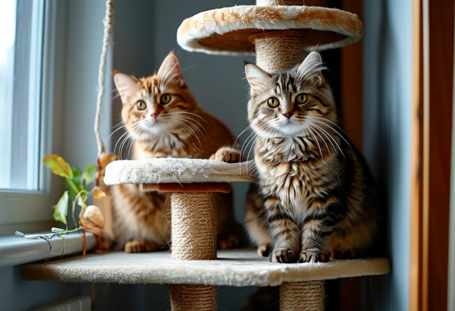 ของเล่นแมวหลากสีสันพร้อมเชือกดึงเสริมสร้างความสนุกและกระตุ้นพฤติกรรมล่าของลูกแมว