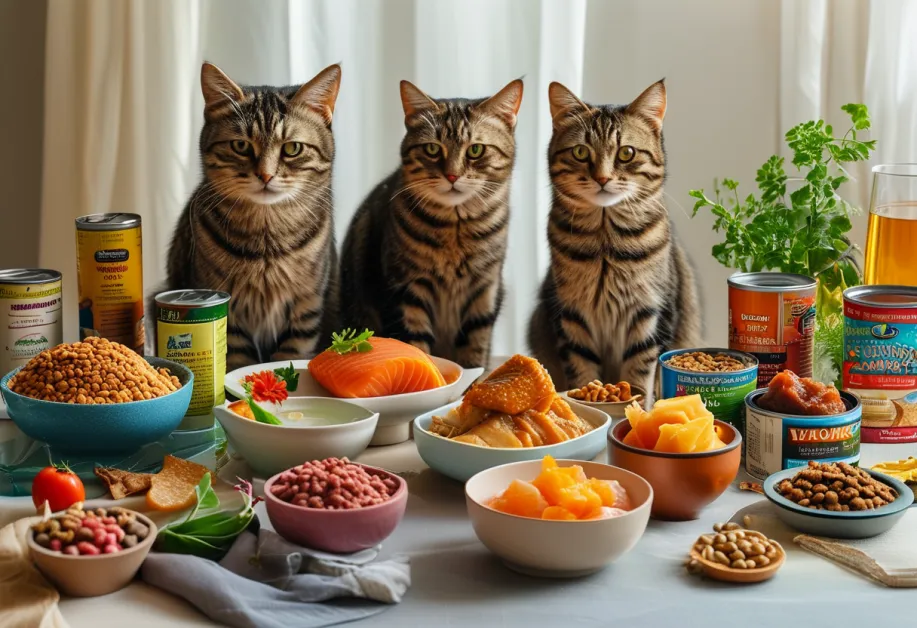 ชามอาหารที่เต็มไปด้วยเม็ดอาหารสำหรับแมวตัวเล็ก อุดมไปด้วยโปรตีนและวิตามินจำเป็น