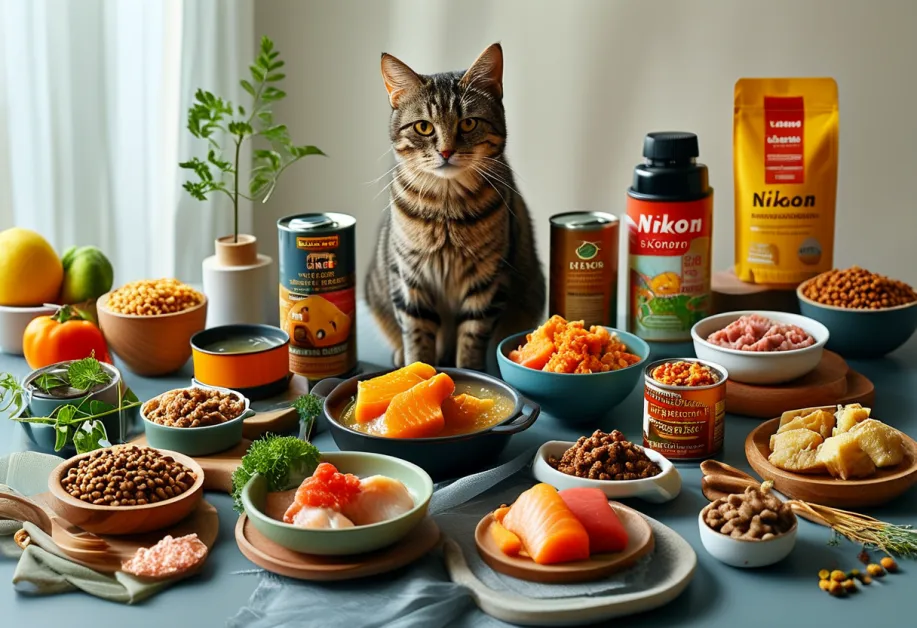 อาหารแมวที่ออกแบบมาเพื่อสุขภาพผิวหนังและขนที่เงางามของแมว