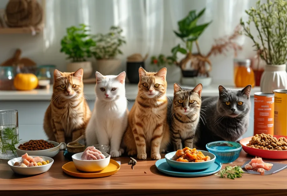 อาหารแมวเปียกในซองพร้อมใช้งานง่าย - ตัวเลือกอาหารที่มีคุณค่าและเหมาะสำหรับแมวที่แพ้ง่าย