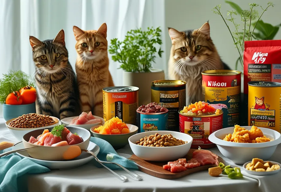 อาหารแมวโตแบบพรีเมียมในชามสวยงาม - อาหารแมวโตที่อุดมไปด้วยสารอาหารเพื่อสุขภาพและความสุขของแมวคุณ ดูแลสุขภาพในทุกคำที่แมวของคุณรับประทาน!