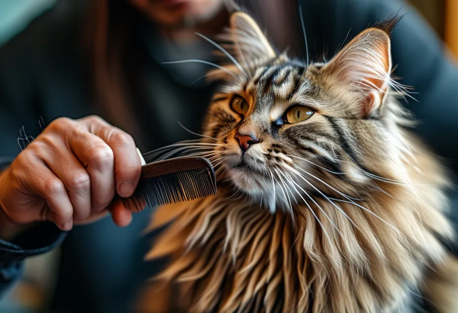 อุปกรณ์กรูมมิ่งแมวสำหรับการดูแลขนและผิวหนัง ช่วยให้แมวของคุณดูสะอาดและสุขภาพดี