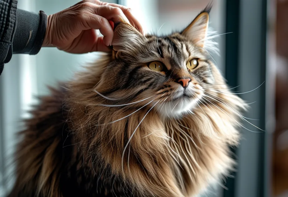 ชุดกรรไกรตัดแต่งขนแมว ดีไซน์ปลอดภัยสำหรับการดูแลขนแมวและแต่งทรงอย่างมืออาชีพ