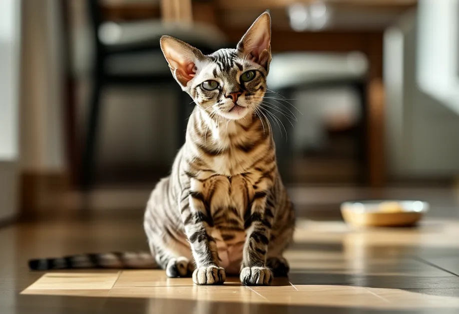 แมวเลียปากแสดงความพอใจ - อาหารแมวที่เต็มไปด้วยคุณค่าสารอาหาร ให้แมวโตมีสุขภาพแข็งแรงทั้งภายในและภายนอก