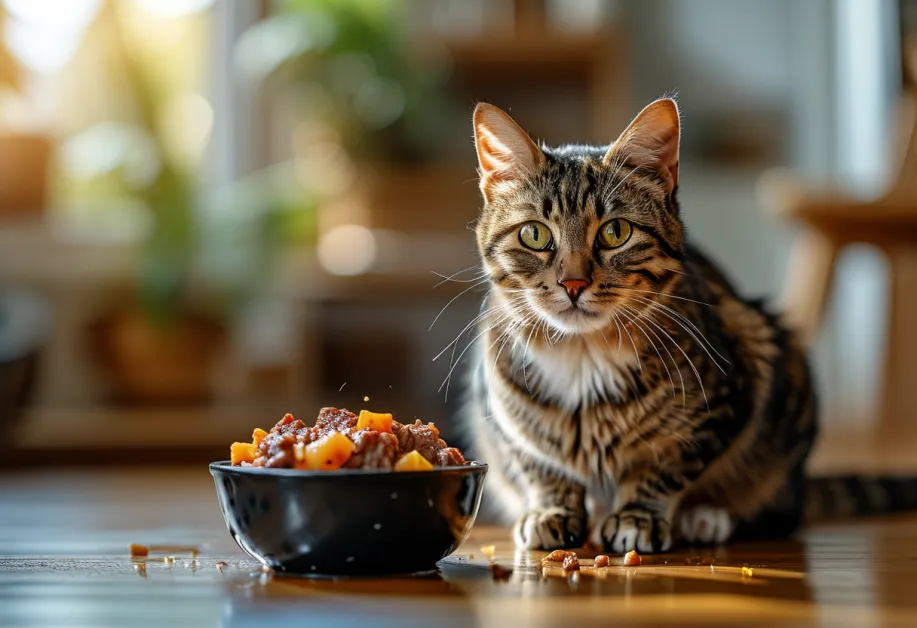 อาหารแมวพลังงานต่ำ สูตรเฉพาะสำหรับแมวที่มีน้ำหนักเกิน พร้อมสารอาหารครบถ้วน