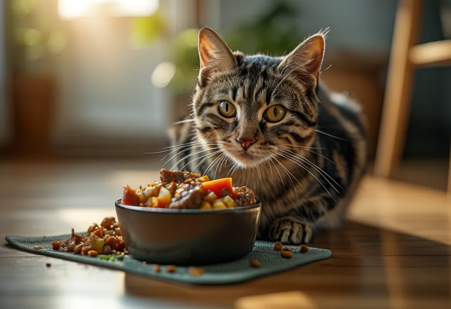 แมวเลียปากด้วยความสุขหลังมื้ออาหารสุดโปรด - ตัวเลือกอาหารเปียกที่เหมาะกับการดูแลสุขภาพแมวในระยะยาว