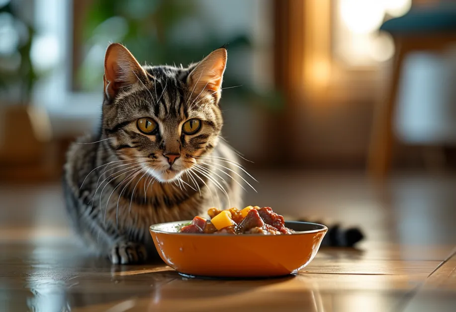 อาหารเปียกสำหรับแมวโตในชามสีสันสดใส - ให้แมวของคุณได้รับสารอาหารครบถ้วนและรสชาติที่พวกเขาต้องการในทุกคำ