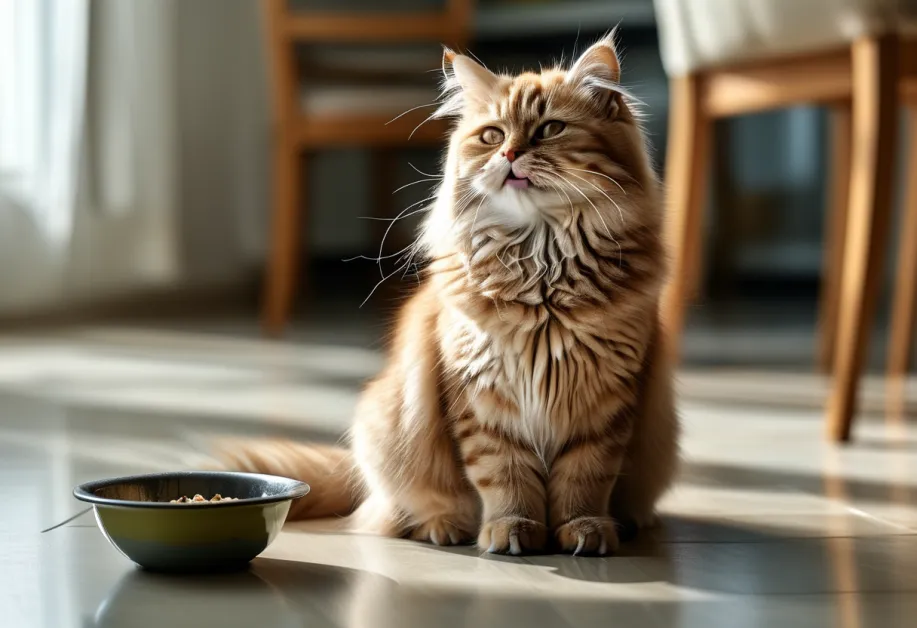 แมวเลียปากกับอาหารสูตรเฉพาะ - โภชนาการครบถ้วนสำหรับแมวโต ช่วยให้ขนสวยสุขภาพดี พร้อมเพิ่มความกระฉับกระเฉงในทุกวัน