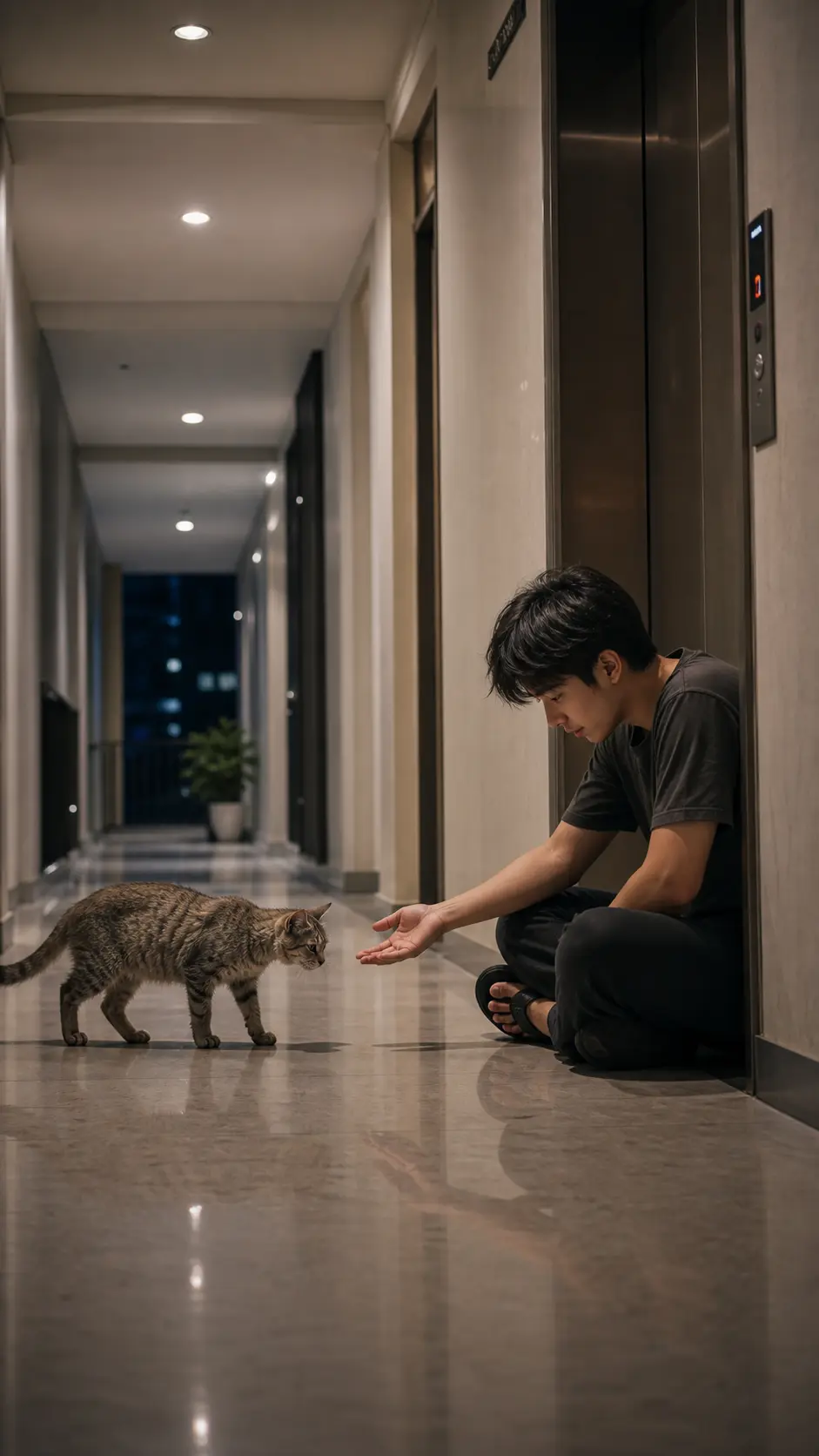 cat-chooses-you-in-hallway