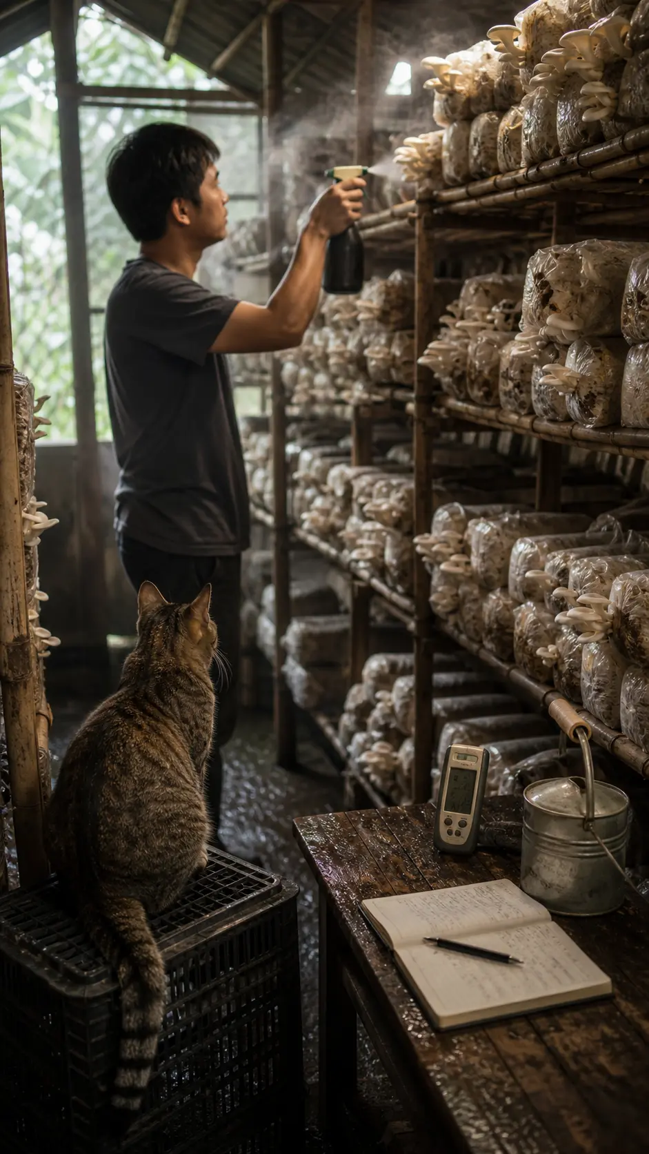 แมวรวม (63) mushroom-shed-daily-consistency